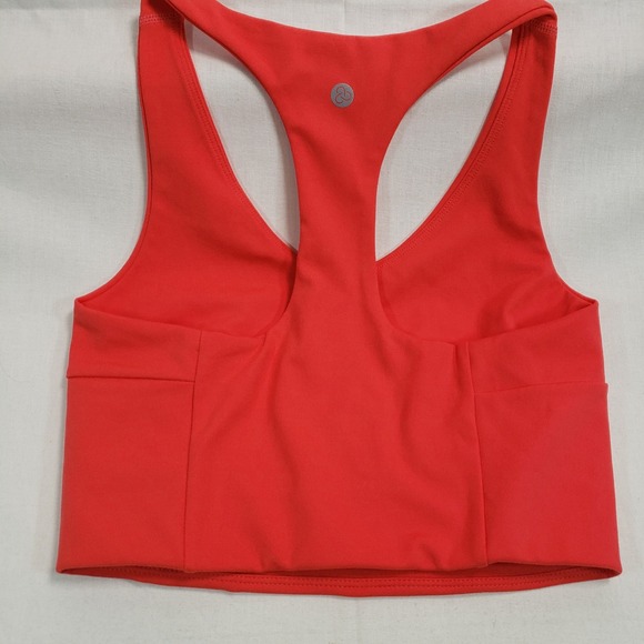 Zella‎ Racerback Coral Red Sports Bra Athletic Tank Top Size XS - Picture 6 of 8